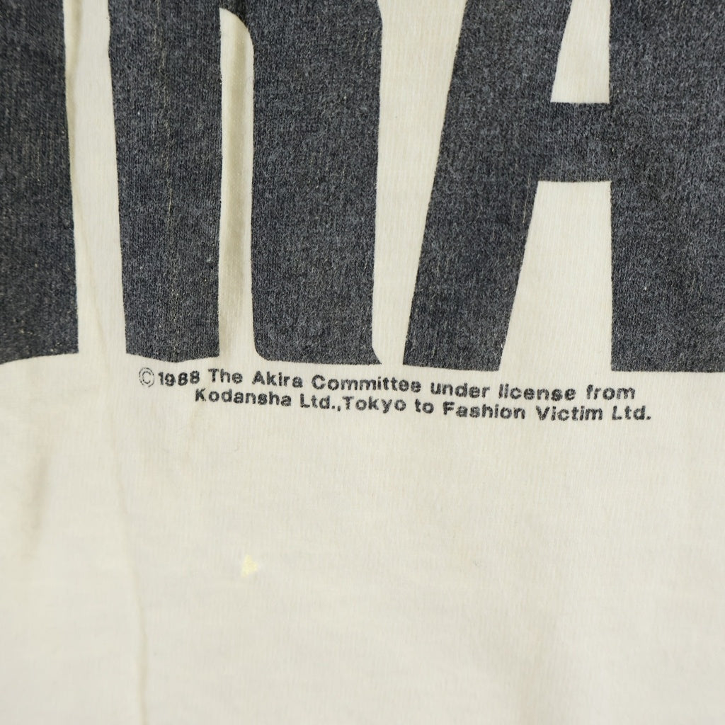 VINTAGE(ヴィンテージ) 90s AKIRA TETSUO ARM 鉄雄 クルーネックTシャツ ホワイト