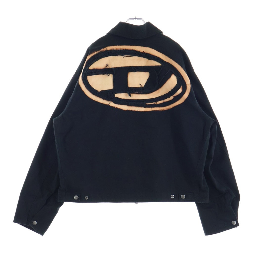 DIESEL(ディーゼル) J-TAYLOR-BLEACH フルジップデニムジャケット A14147 ブラック
