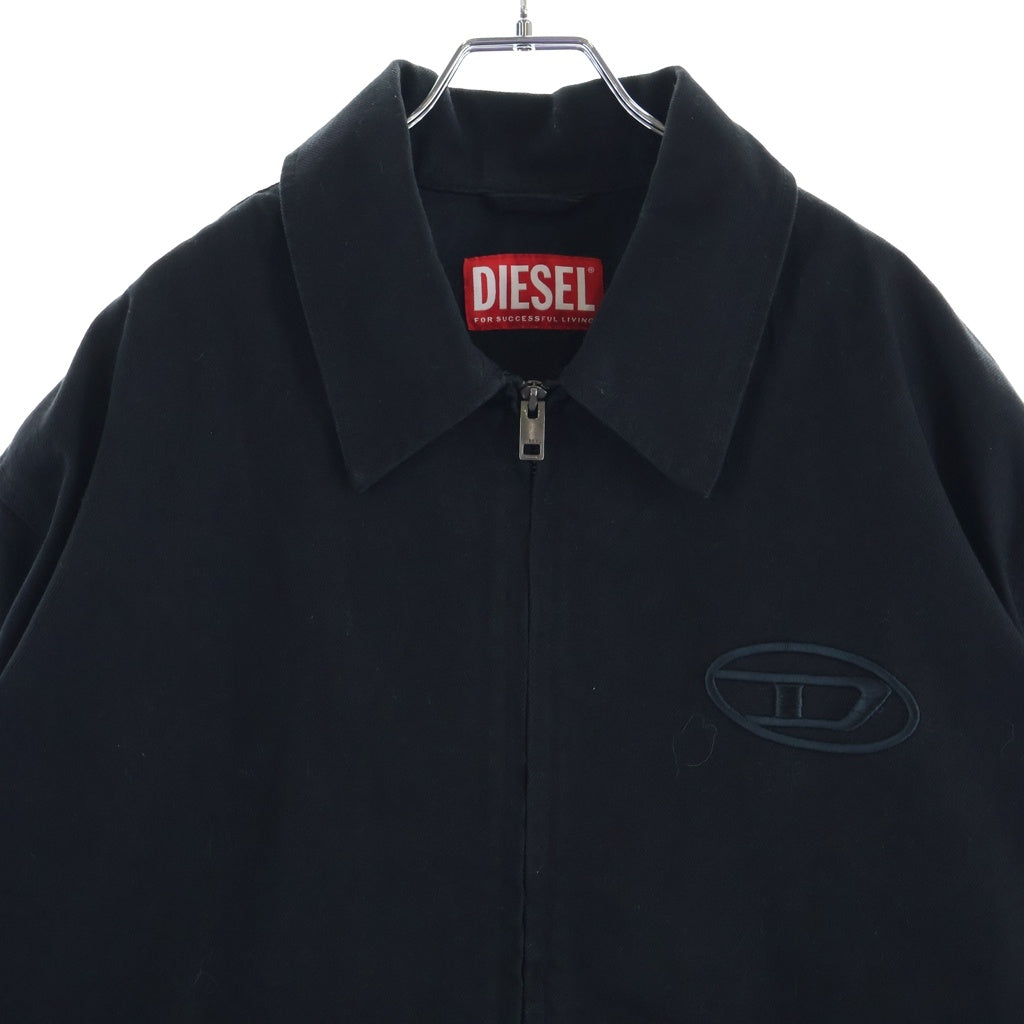 DIESEL(ディーゼル) J-TAYLOR-BLEACH フルジップデニムジャケット A14147 ブラック