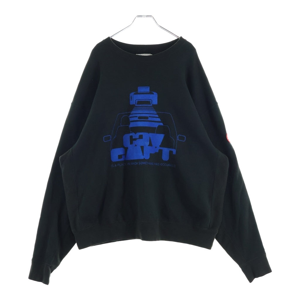 C.E(シーイー) MD INCIDENT CREW NECK SWEATSHIRT クルーネックスウェット ブラック