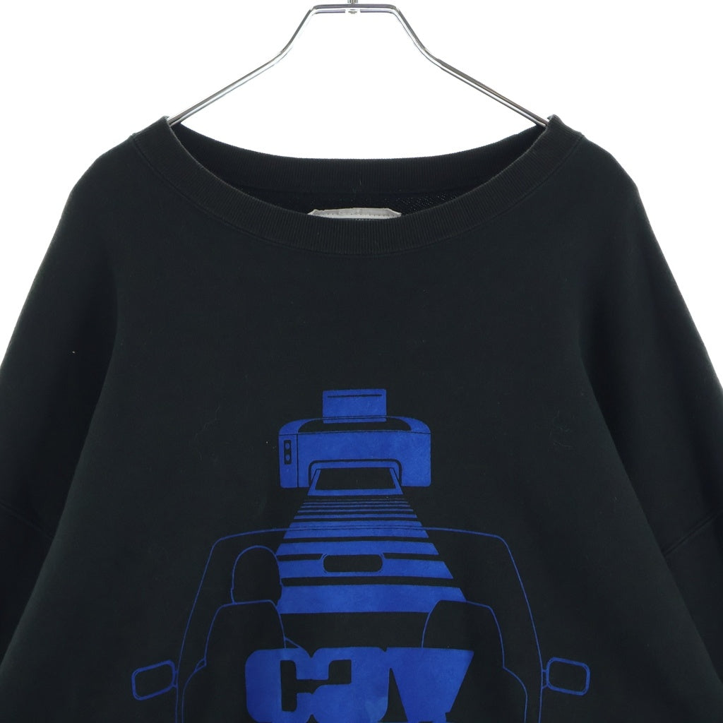 C.E(シーイー) MD INCIDENT CREW NECK SWEATSHIRT クルーネックスウェット ブラック