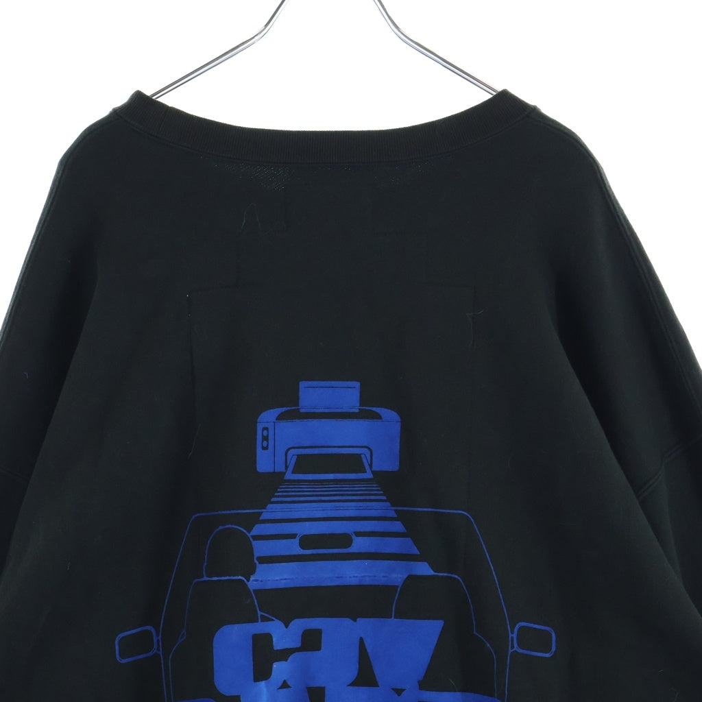 C.E(シーイー) MD INCIDENT CREW NECK SWEATSHIRT クルーネックスウェット ブラック