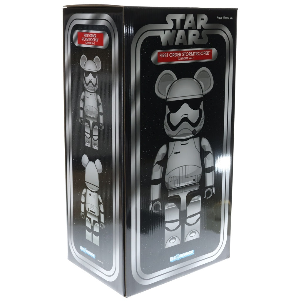 MEDICOM TOY(メディコムトイ) BE@RBRICK FIRST ORDER STORMTROOPER EP7 Chrome Ver.1000% ベアブリック ファーストオーダー ストームトルーパー クロームバージョン フィギュア 人形 ホワイト