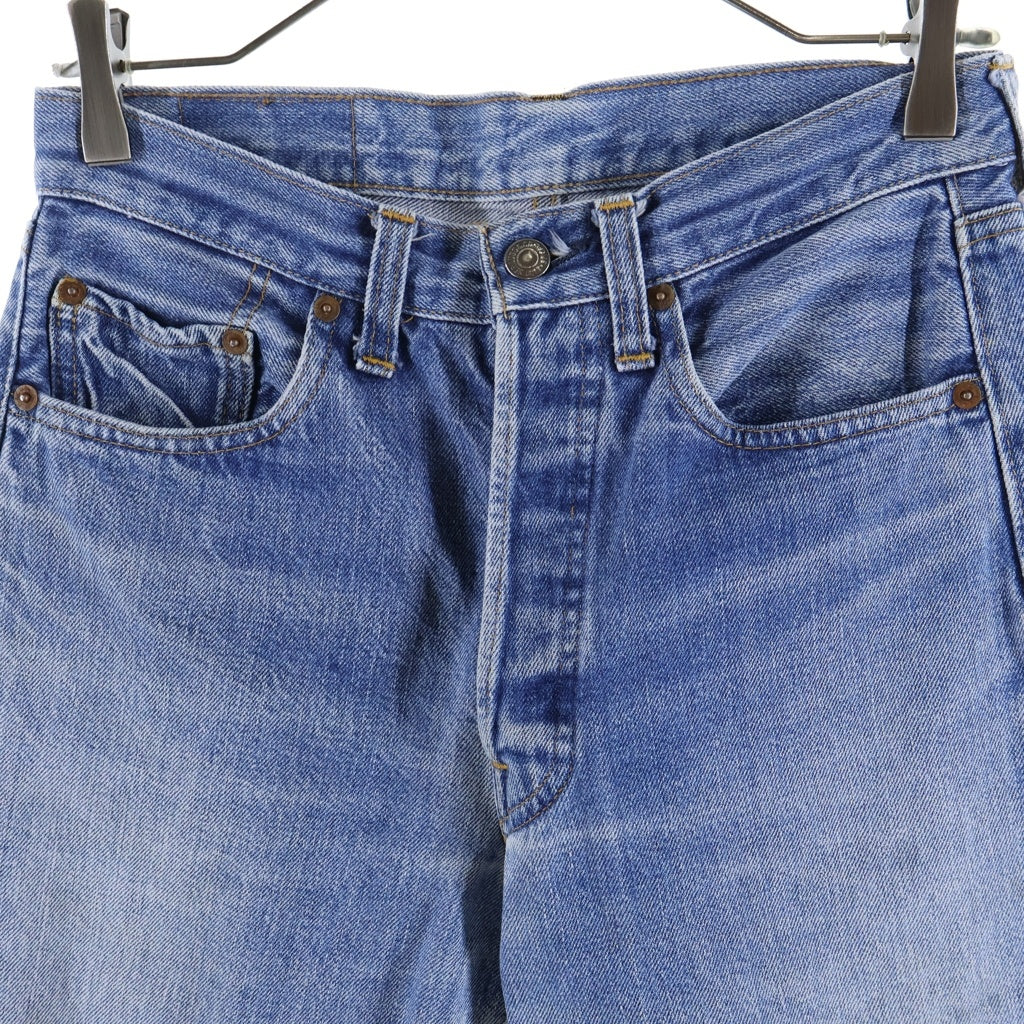 Levi's(リーバイス) 70s 66後期 ボタン裏6 ポケット裏チェーン ストレートパンツ インディゴ