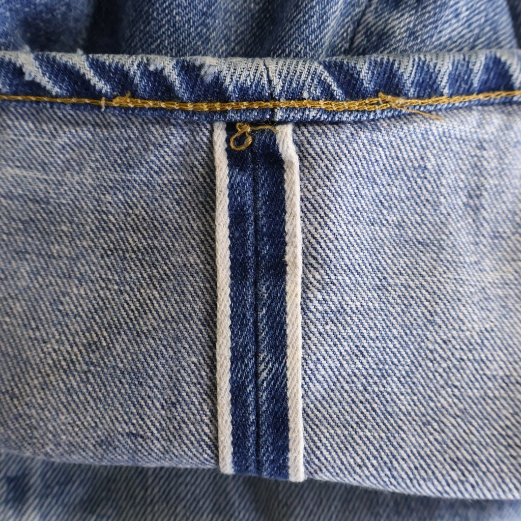 Levi's(リーバイス) 70s 66後期 ボタン裏6 ポケット裏チェーン ストレートパンツ インディゴ