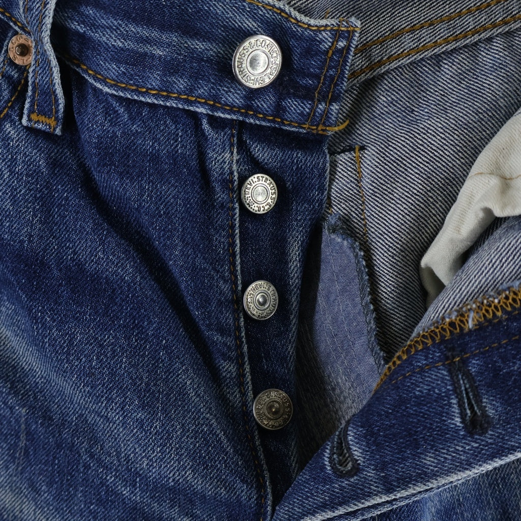 Levi's(リーバイス) 90s バレンシア製 裏555 ストレートパンツ インディゴ
