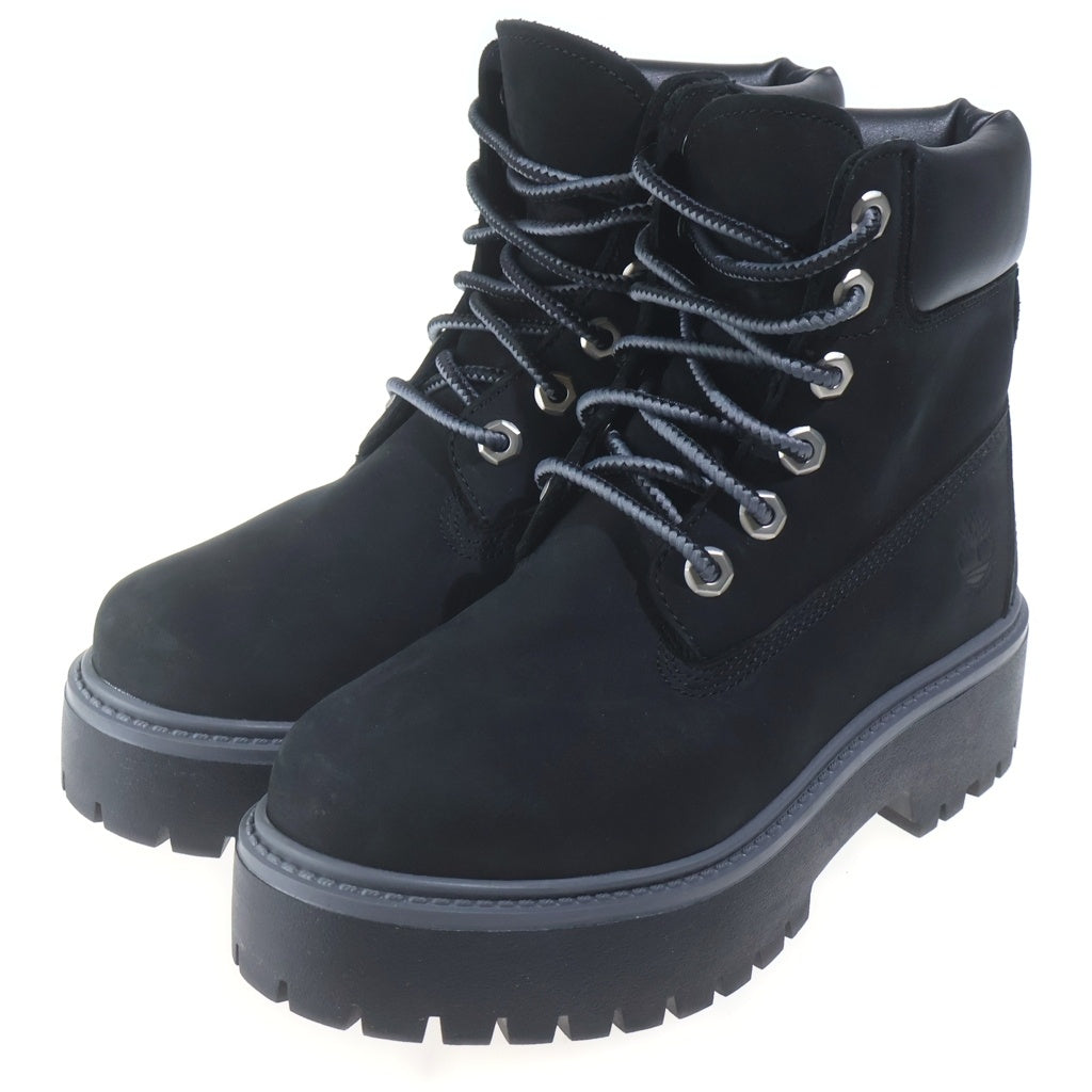 Timberland(ティンバーランド) Stone Street 6 Inch Waterproof Boot ストーン ストリート 6インチ ウォータープルーフ ブーツ TB0A5RH5015 ブラック レディース