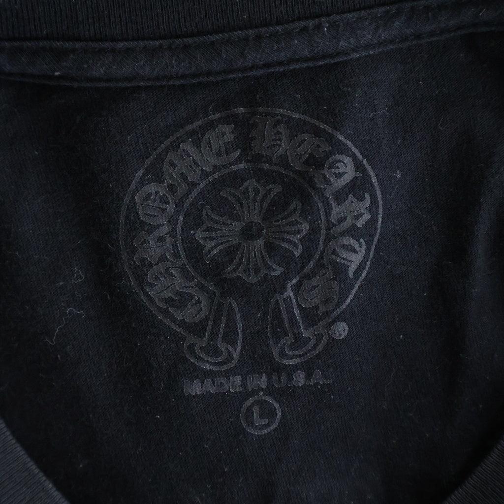 CHROME HEARTS(クロムハーツ) Neon Bar Logo L/S Tee ネオンバーロゴ グラデーションプリント 長袖Tシャツ カットソー ブラック