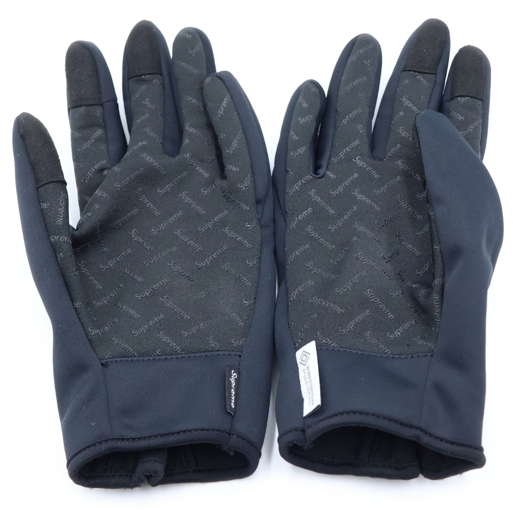 SUPREME(シュプリーム) 25AW Windstopper Zip Gloves ウインドストッパージップグローブ 手袋 ブラック