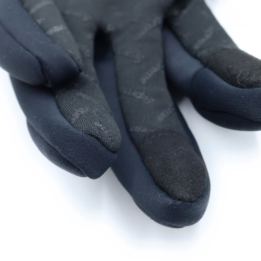 SUPREME(シュプリーム) 25AW Windstopper Zip Gloves ウインドストッパージップグローブ 手袋 ブラック