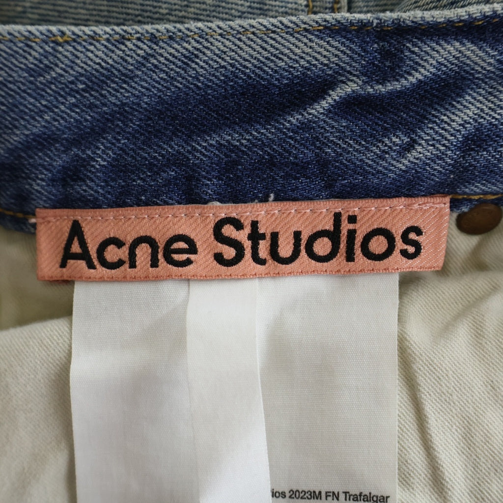 Acne Studios(アクネ ストゥディオズ) 2023M FN TRAFALGER スーパーバギーフィットジーンズ デニムパンツ インディゴ