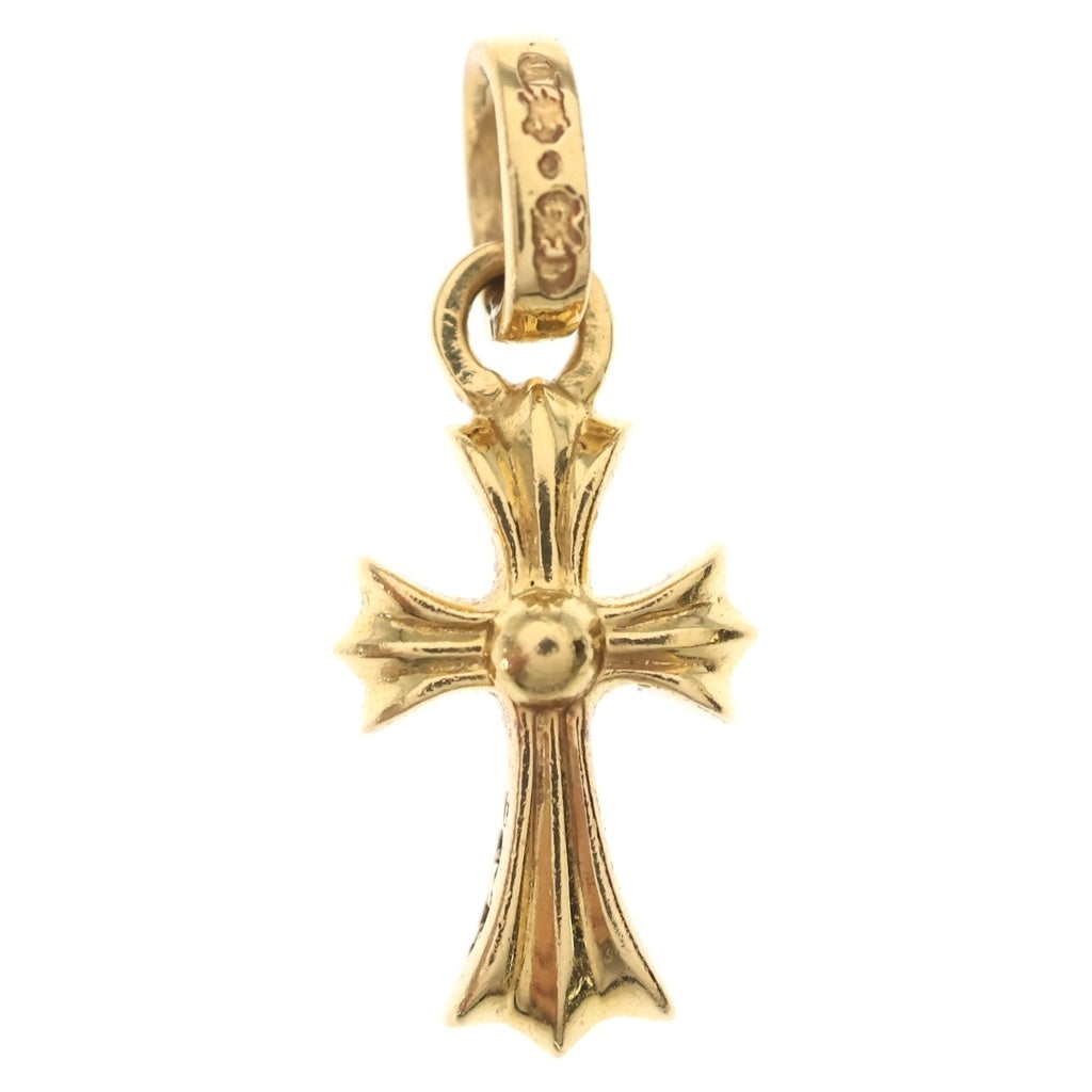 CHROME HEARTS(クロムハーツ) 22K CRS BBYFAT P/DIA ベイビーファットクロス PAVEダイヤ ペンダントトップ ゴールド BCA035