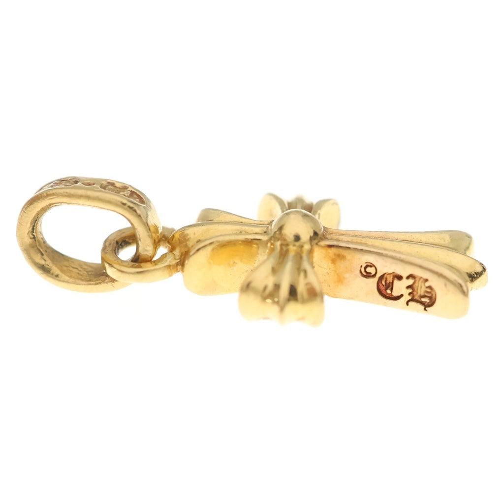 CHROME HEARTS(クロムハーツ) 22K CRS BBYFAT P/DIA ベイビーファットクロス PAVEダイヤ ペンダントトップ ゴールド BCA035
