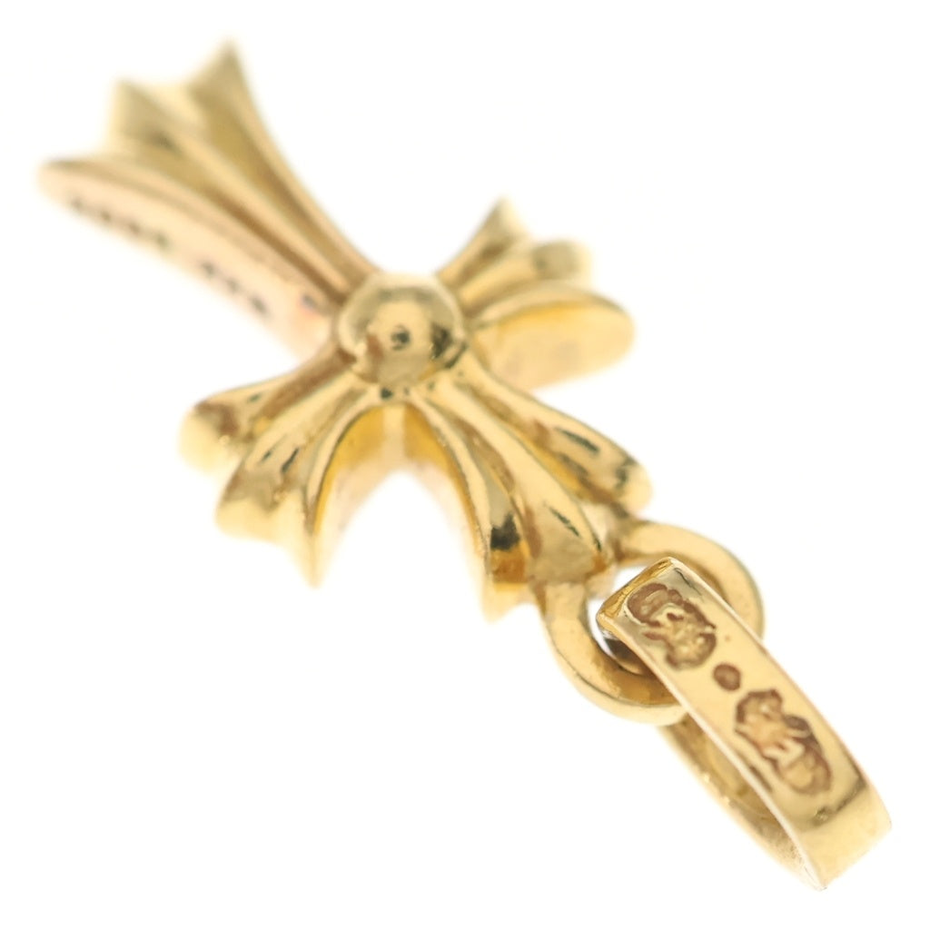 CHROME HEARTS(クロムハーツ) 22K CRS BBYFAT P/DIA ベイビーファットクロス PAVEダイヤ ペンダントトップ ゴールド BCA035