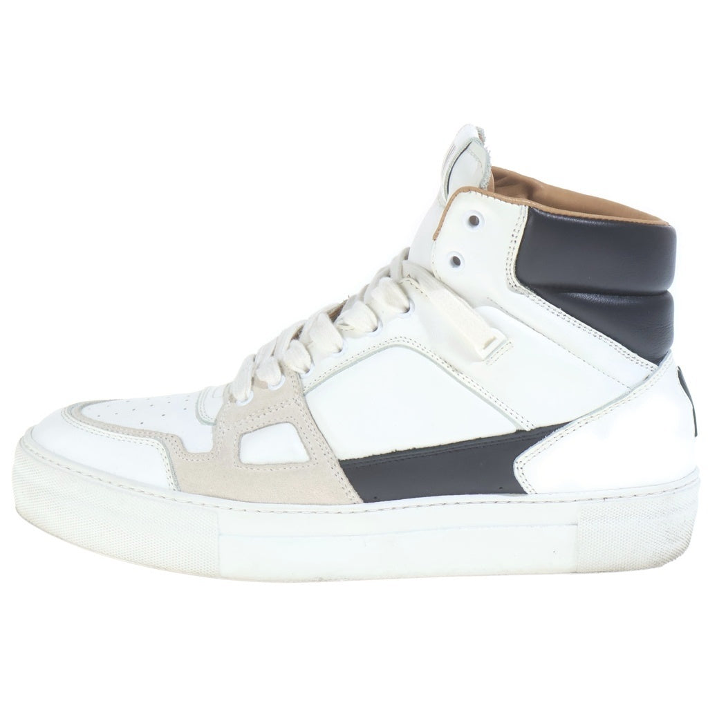ami paris(アミパリス) Mid Top ADC Sneakers SMOOTH LEATHER USN415.858 ハイカットスニーカー ホワイト