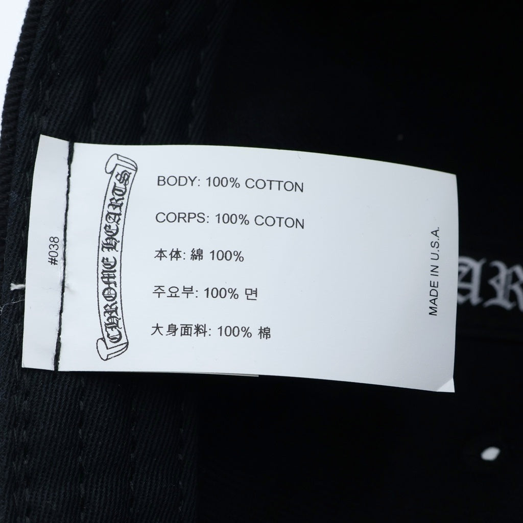 CHROME HEARTS(クロムハーツ) BASEBALL TRUCKER CHクロス ベースボールトラッカーキャップ 帽子 ブラック