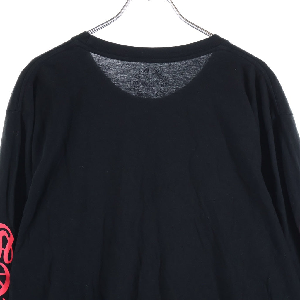 CHROME HEARTS(クロムハーツ) Neck Logo Long Sleeve Tee ネックロゴ ロングスリーブカットソー ブラック