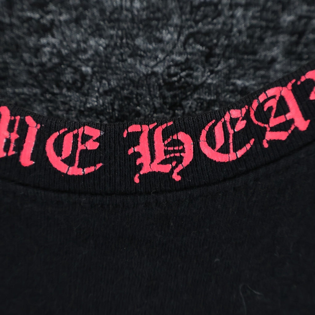CHROME HEARTS(クロムハーツ) Neck Logo Long Sleeve Tee ネックロゴ ロングスリーブカットソー ブラック