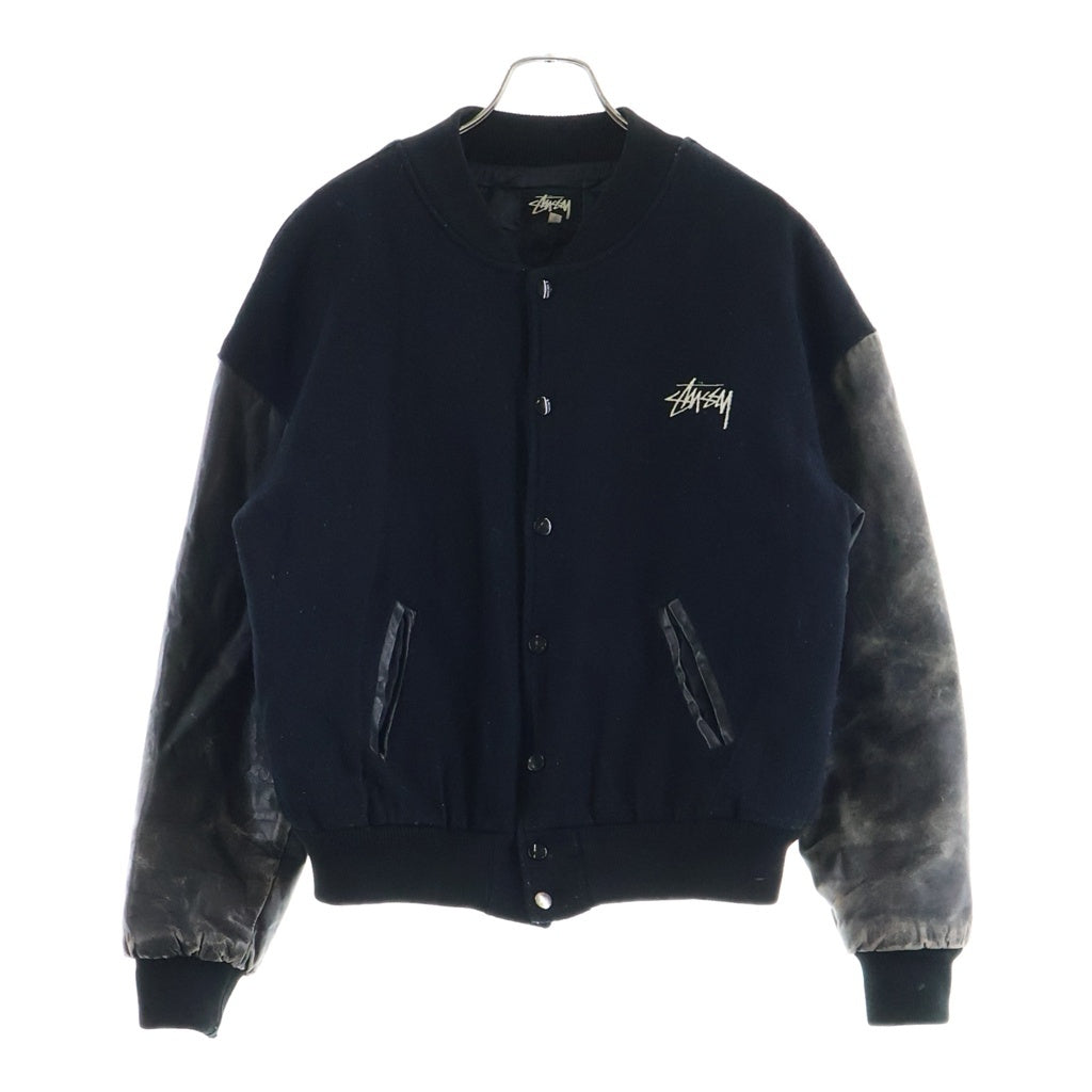 STUSSY(ステューシー) VINTAGE 80s 黒タグ Rasta Stadium Jacket ラスタ スタジャン