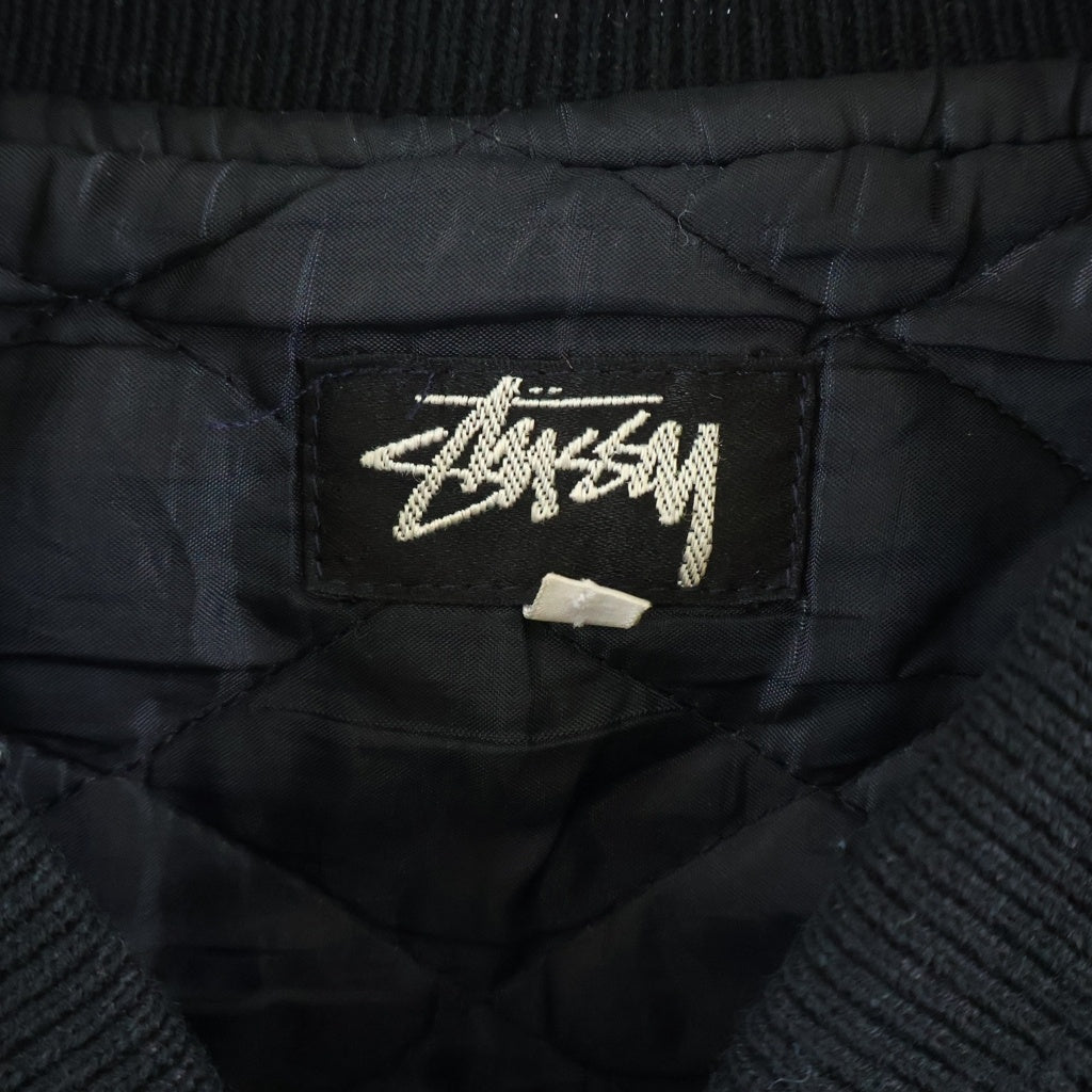 STUSSY(ステューシー) VINTAGE 80s 黒タグ Rasta Stadium Jacket ラスタ スタジャン