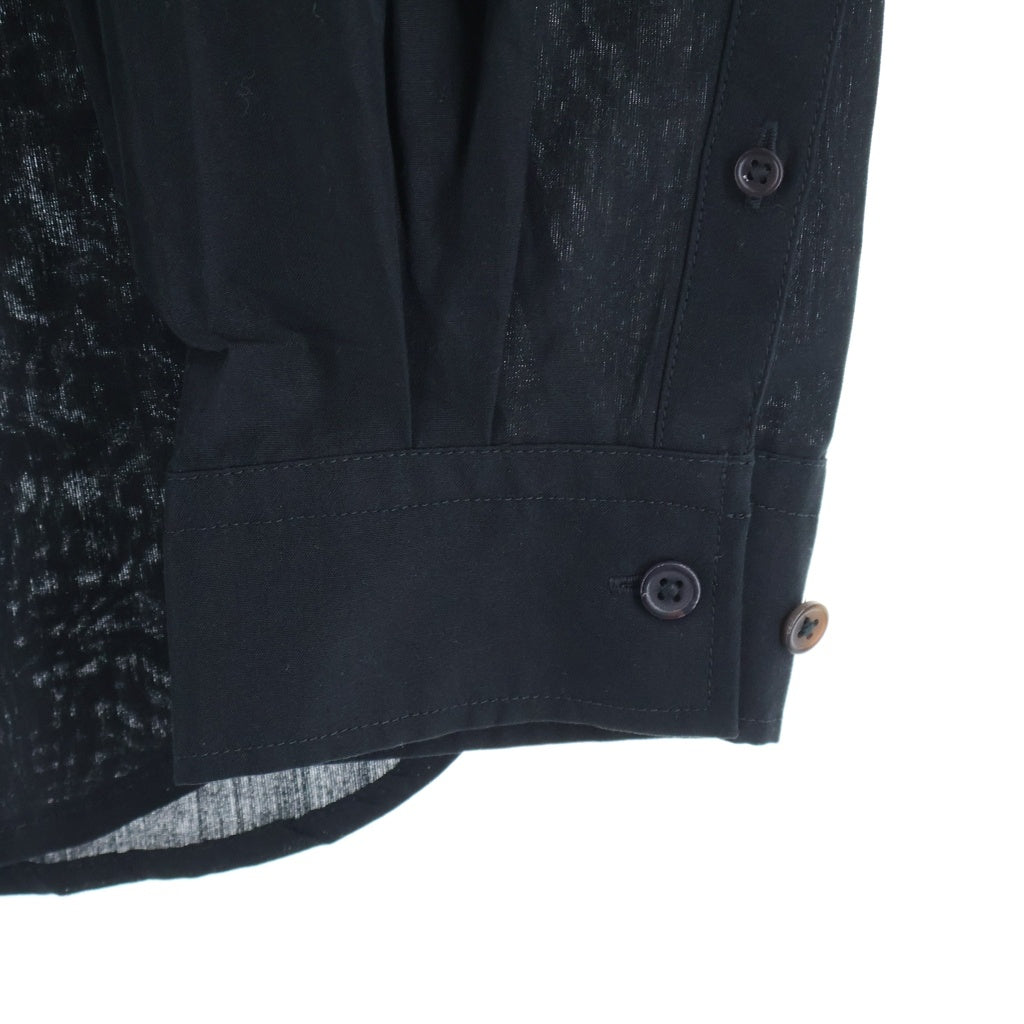 TAAKK(ターク) 26SS MA-1 SHIRT ナイロンコットン グラデーション TA26AW-SH011 ジャケット ブラック