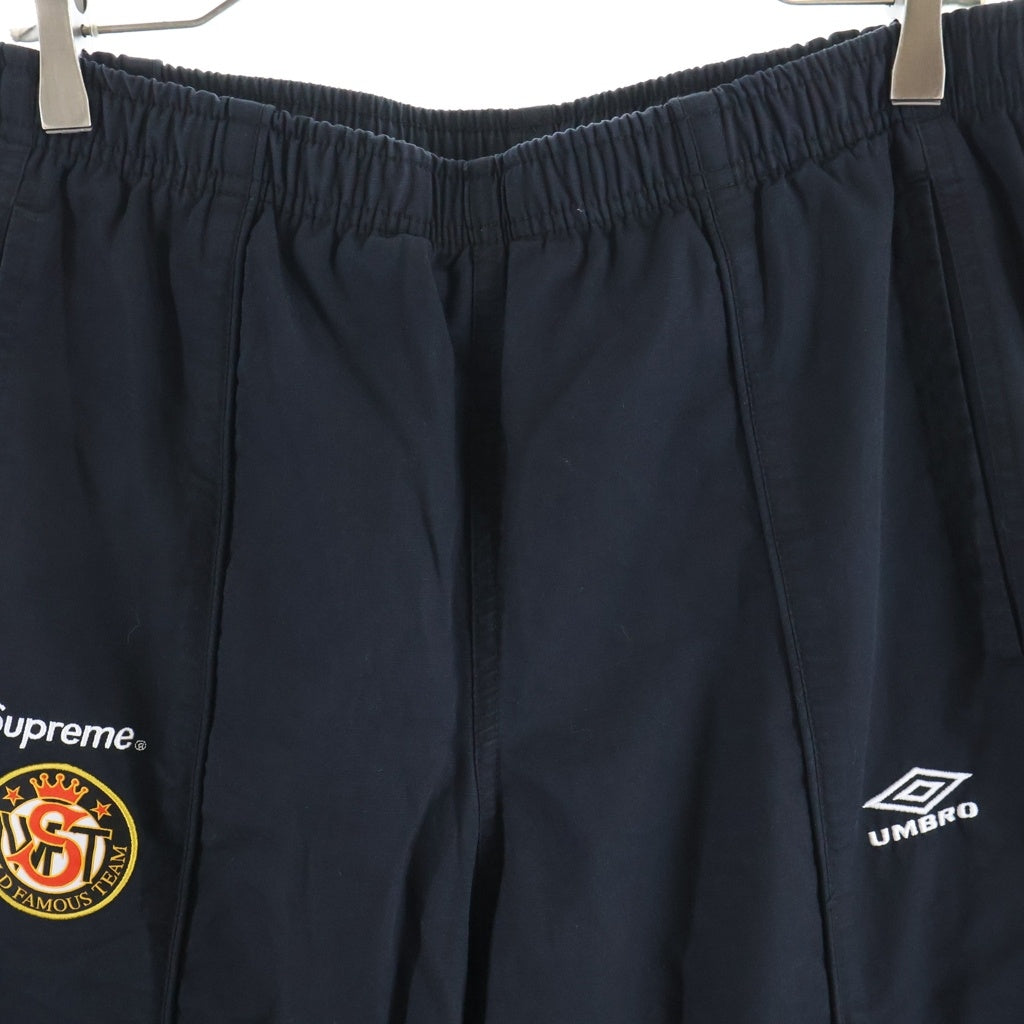 SUPREME(シュプリーム) 26SS ×Umbro Cotton Ripstop Track Pant アンブロ リップストップ トラックパンツ ブラック