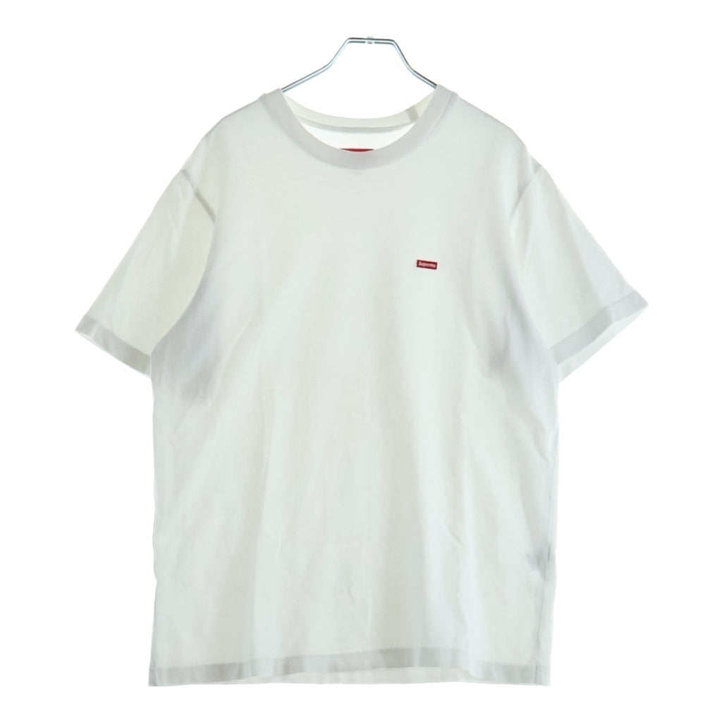 SUPREME(シュプリーム) 15SS Pique Small Box Tee ピケスモールボックスロゴティ クルーネックTシャツ ホワイト