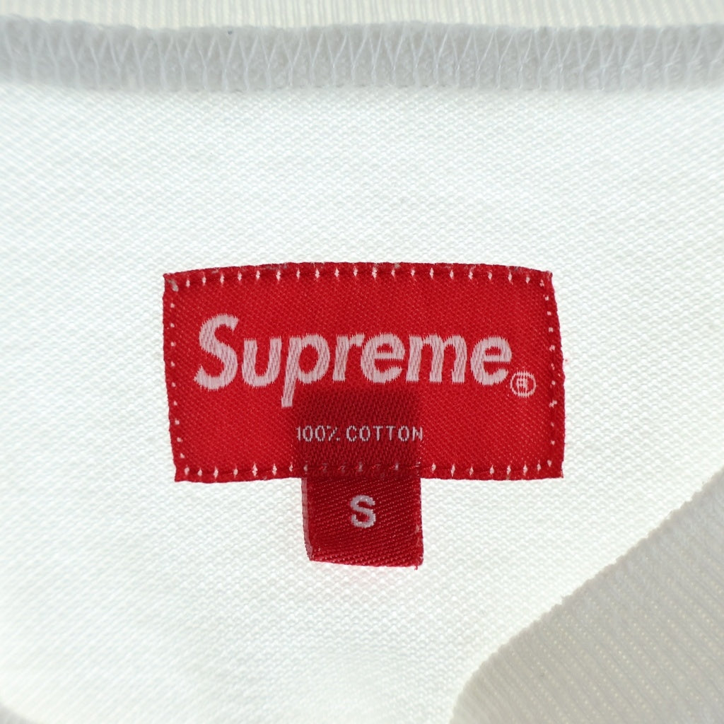 SUPREME(シュプリーム) 15SS Pique Small Box Tee ピケスモールボックスロゴティ クルーネックTシャツ ホワイト