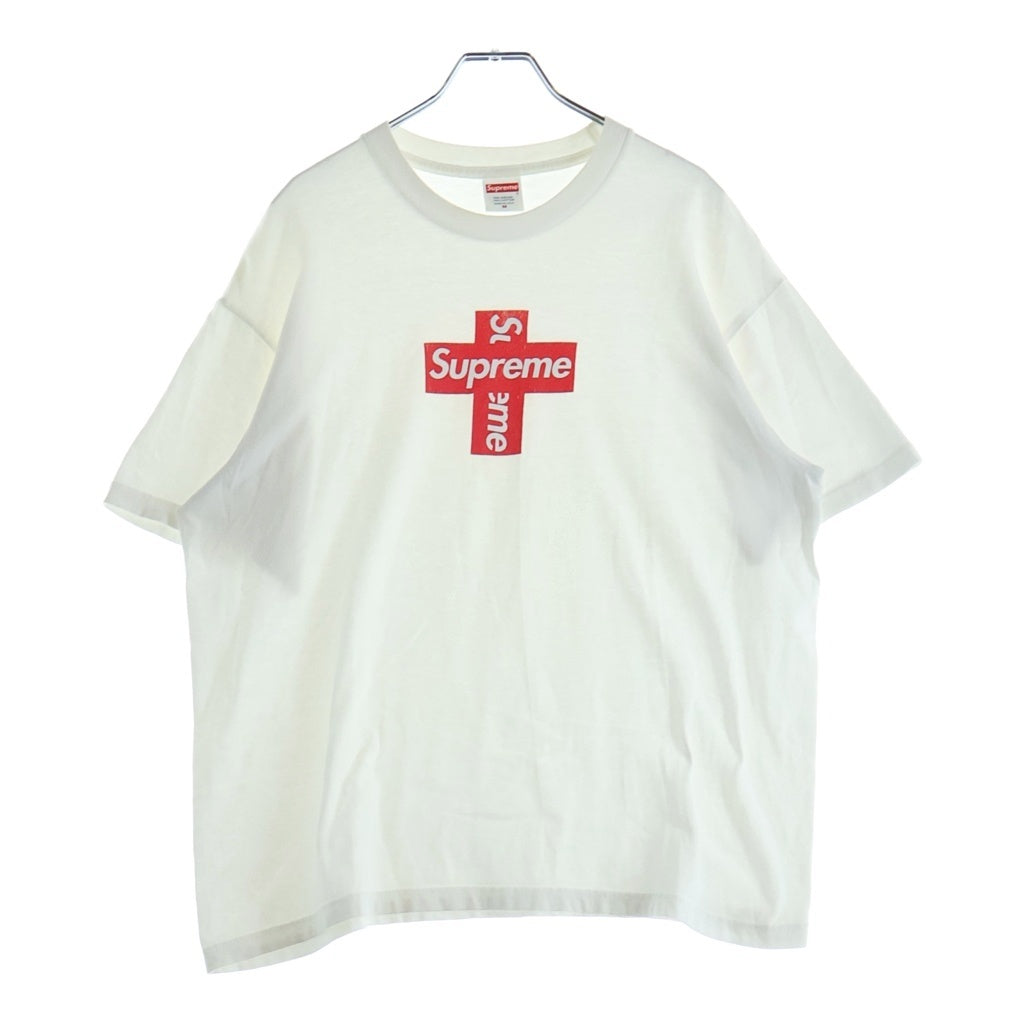 SUPREME(シュプリーム) 20AW Cross Box Logo Tee クロスボックスロゴ クルーネックTシャツ ホワイト