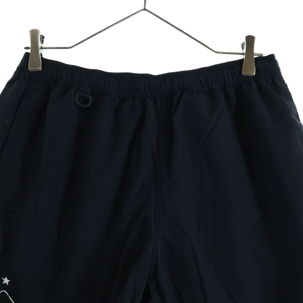 F.C.R.B./F.C.Real Bristol/FCRB(エフシーアールビー/エフシーレアルブリストル) 19SS FIRE FLAME SHORTS ナイロン ショーツ フレイム ブラック