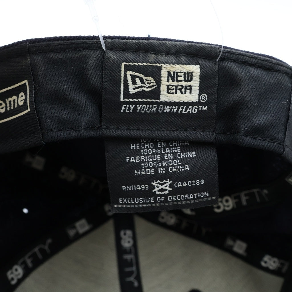 SUPREME(シュプリーム) 16SS Metallic Box Logo New Era Baseball Cap メタリックボックスロゴ ベースボールキャップ ネイビー