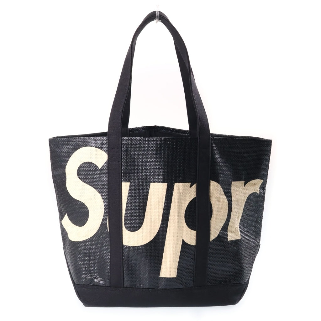 SUPREME(シュプリーム) 20SS Raffia Tote ラフィアトート トートバック ブラック