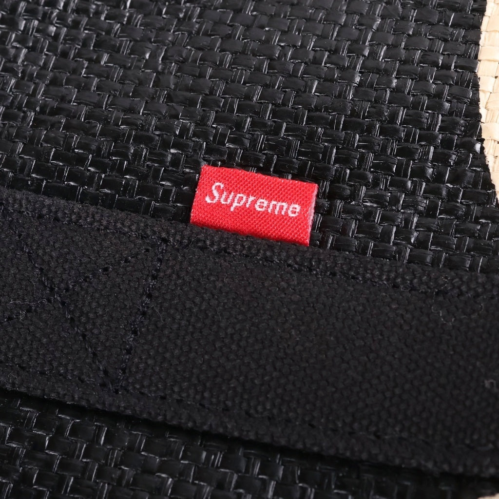 SUPREME(シュプリーム) 20SS Raffia Tote ラフィアトート トートバック ブラック
