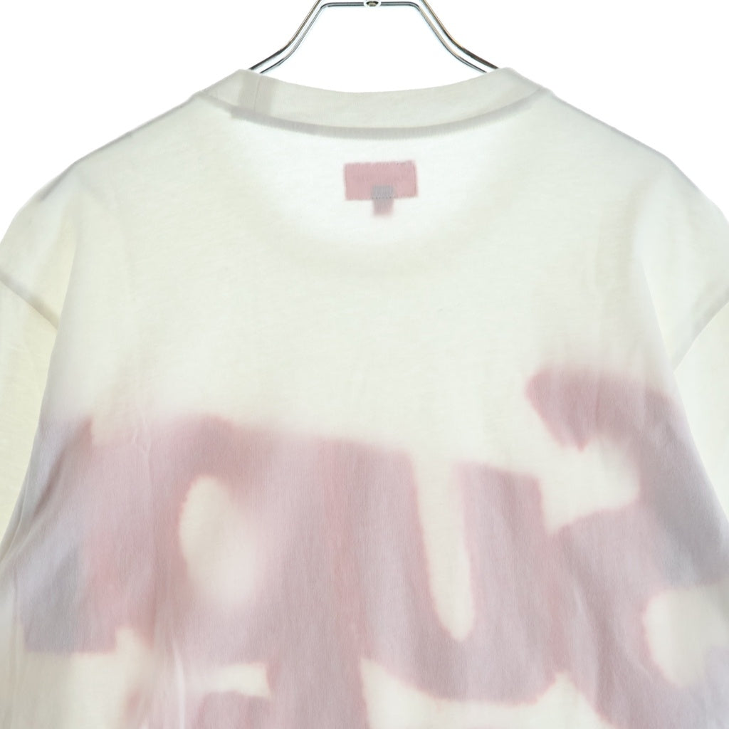 SUPREME(シュプリーム) 21SS Intarsia Spellout S/S Top インターシャ スペルアウト エスエス トップ フロントロゴプリント クルーネック半袖Tシャツカットソー ホワイト