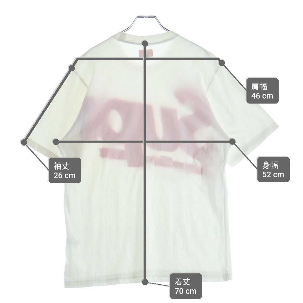 SUPREME(シュプリーム) 21SS Intarsia Spellout S/S Top インターシャ スペルアウト エスエス トップ フロントロゴプリント クルーネック半袖Tシャツカットソー ホワイト