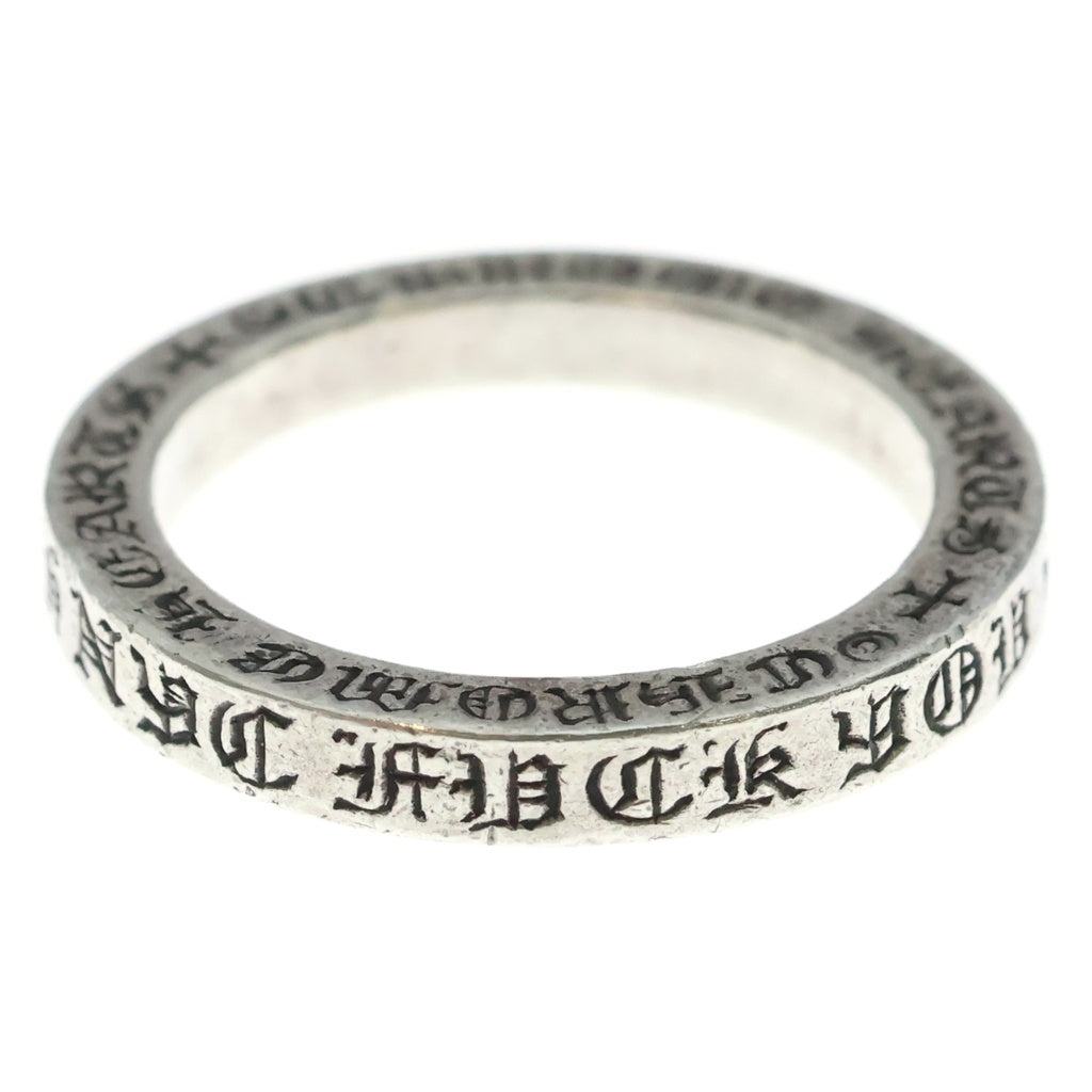 CHROME HEARTS(クロムハーツ) SPACER FUCKYOU NYC ニューヨーク限定 3mm スペーサー ファックユー リング シルバー