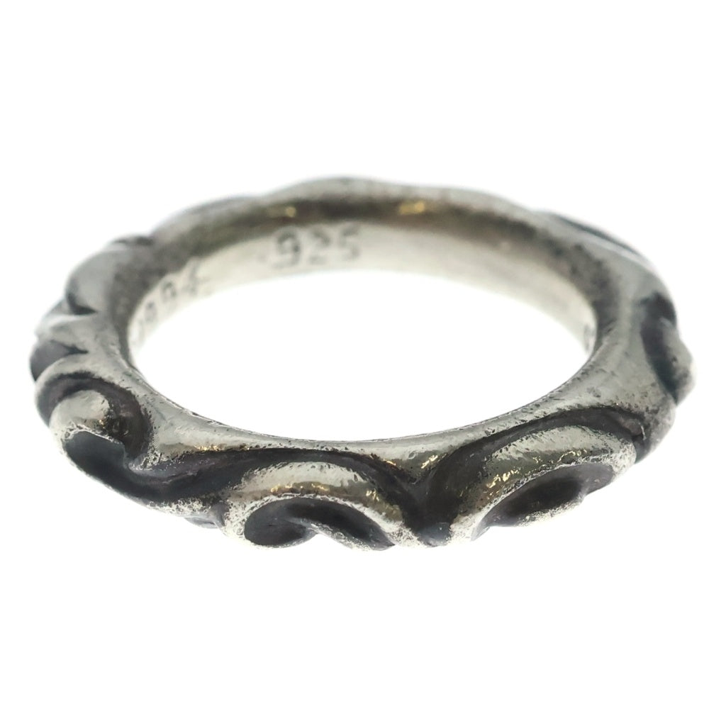 CHROME HEARTS(クロムハーツ) SCRL BAND スクロールバンド リング シルバー BCA351