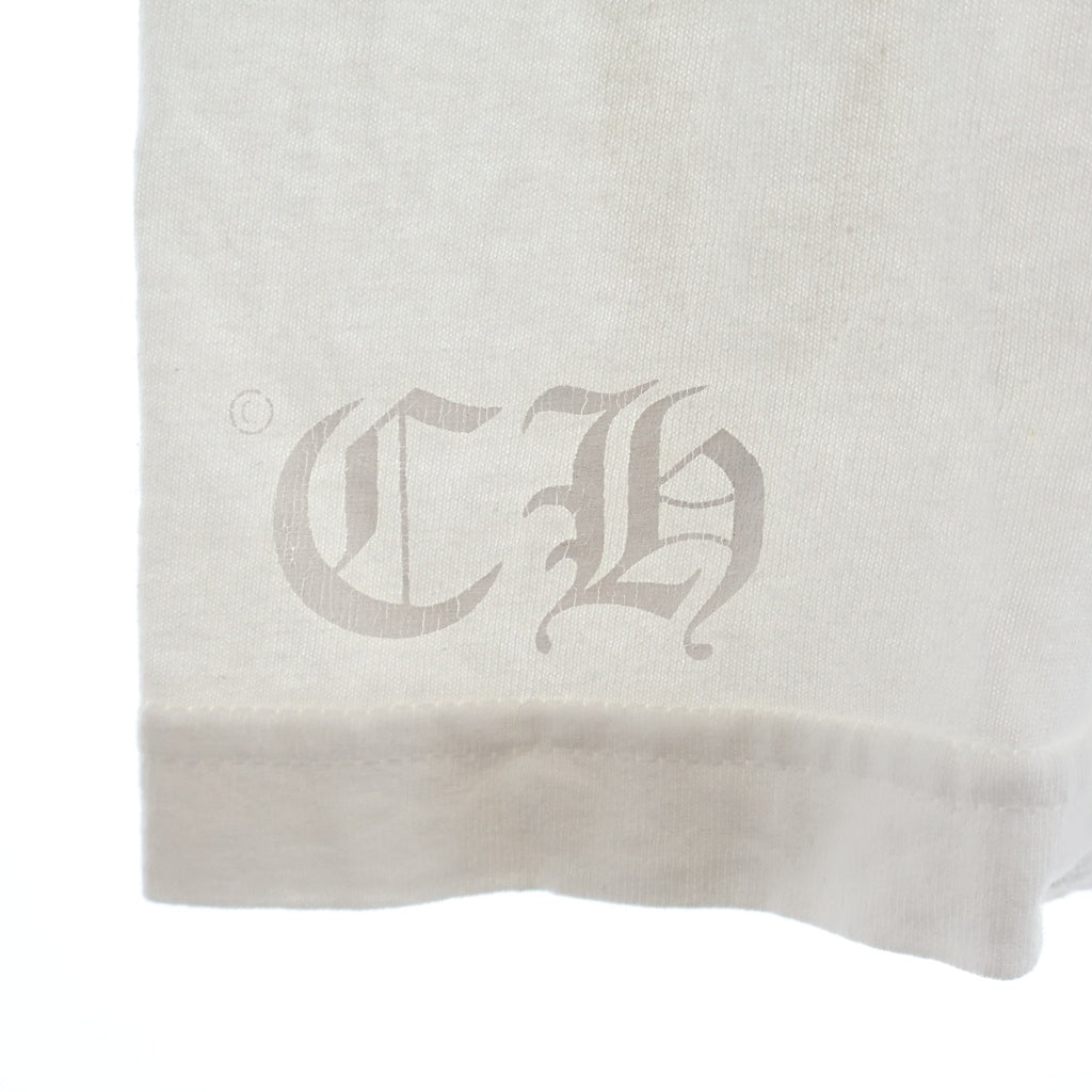 CHROME HEARTS(クロムハーツ) OLD FOTI オールドフォティマハリアプリント クルーネック半袖Tシャツカットソー ホワイト