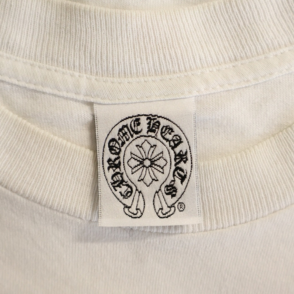 CHROME HEARTS(クロムハーツ) OLD FOTI オールドフォティマハリアプリント クルーネック半袖Tシャツカットソー ホワイト