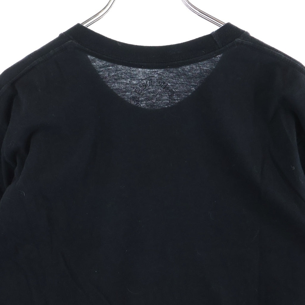 CHROME HEARTS(クロムハーツ) 5FOTI フォティ フロントロゴ クルーネック半袖Tシャツカットソー ブラック