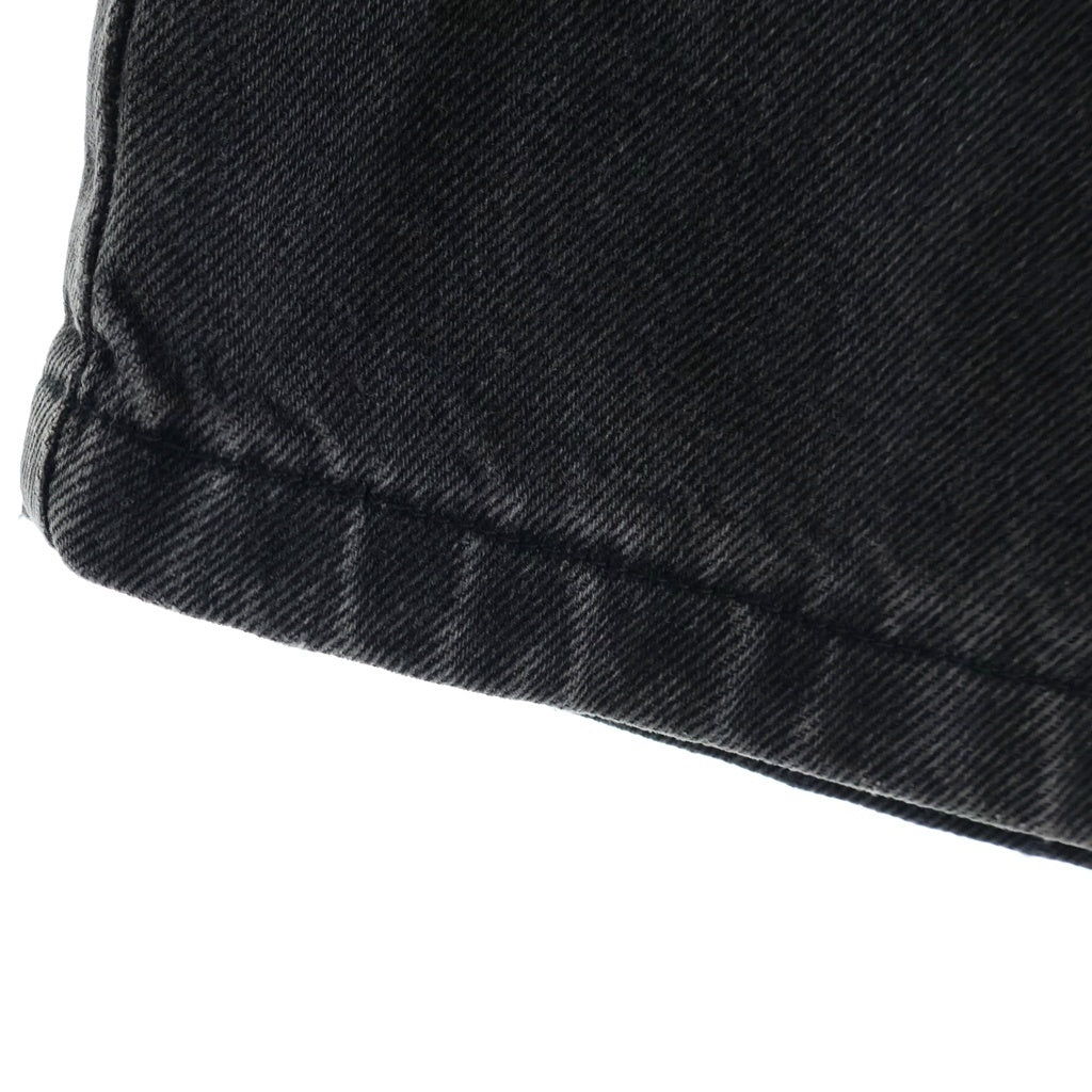 STUSSY(ステューシー) 80s-90s 黒タグ BIG OL JEANS ショーンフォントピスネーム デニムショーツ ブラック