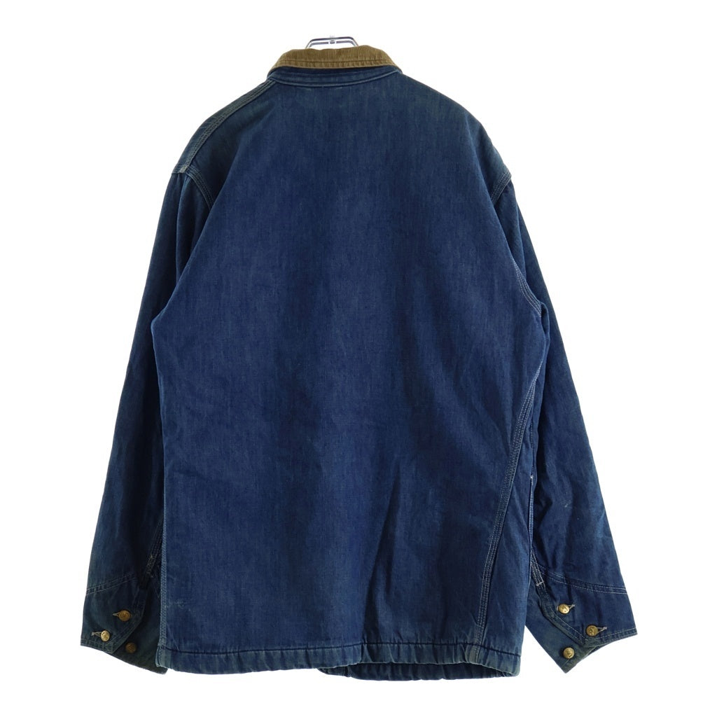 LEE(リー) VINTAGE 70s-80s 81-LJ 襟コーズ 縦縞ブランケット カバーオール インディゴ