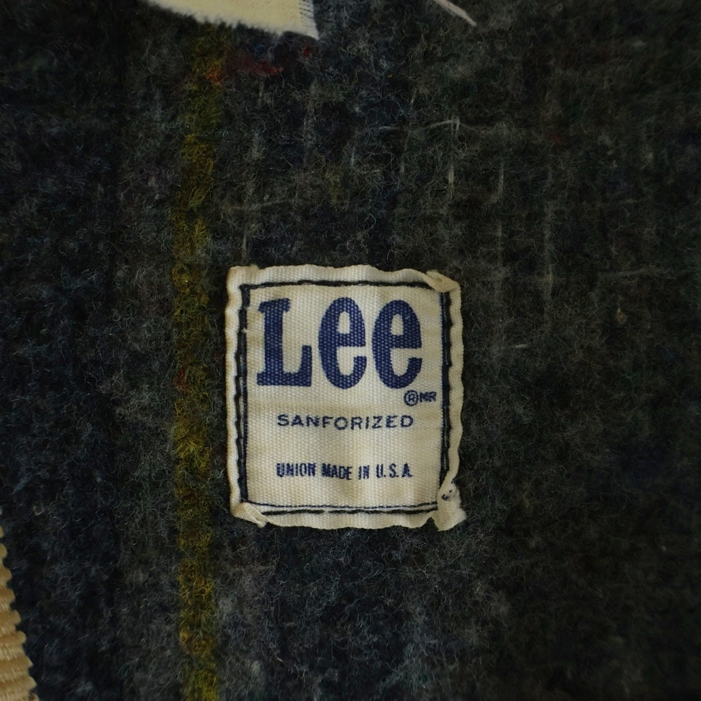 LEE(リー) VINTAGE 70s-80s 81-LJ 襟コーズ 縦縞ブランケット カバーオール インディゴ