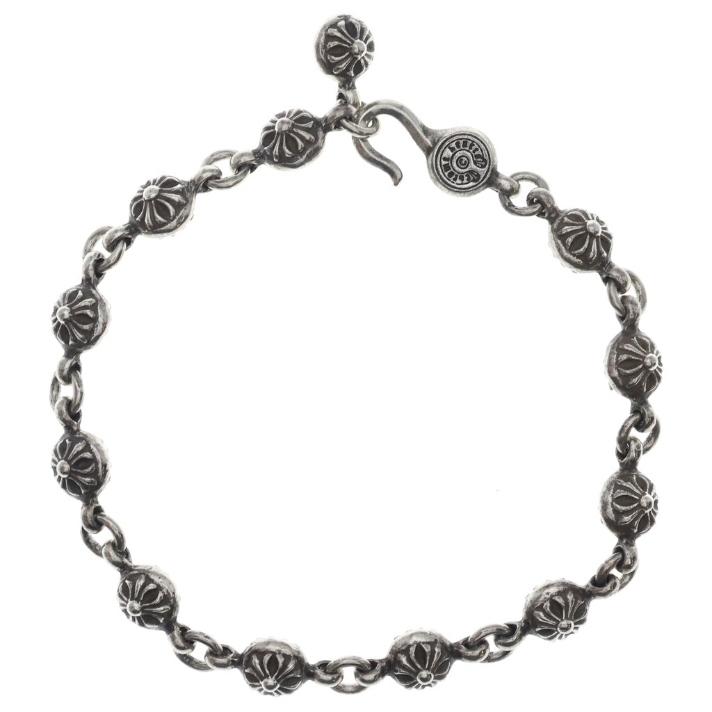 CHROME HEARTS(クロムハーツ) NO1 BALL #1クロスボールブレスレット シルバー BCA172