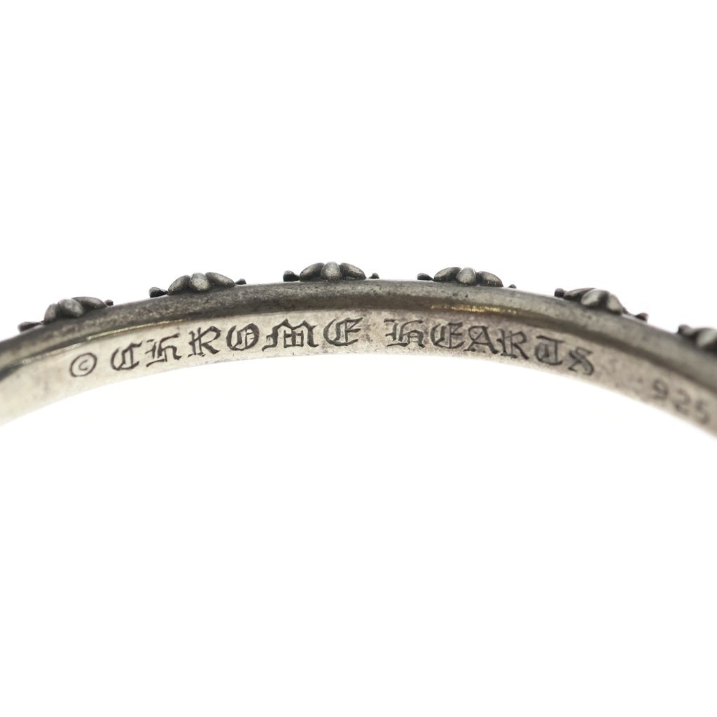 CHROME HEARTS(クロムハーツ) BANGLE CROSS クロスバンドバングル ブレスレット シルバー BCA124