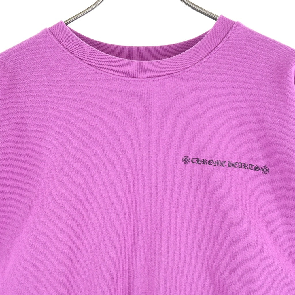 CHROME HEARTS(クロムハーツ) ×MATTY BOY PPO I WANT MORE NOT LESS L/S TEE マッティボーイ プリント スウェットシャツ パープル