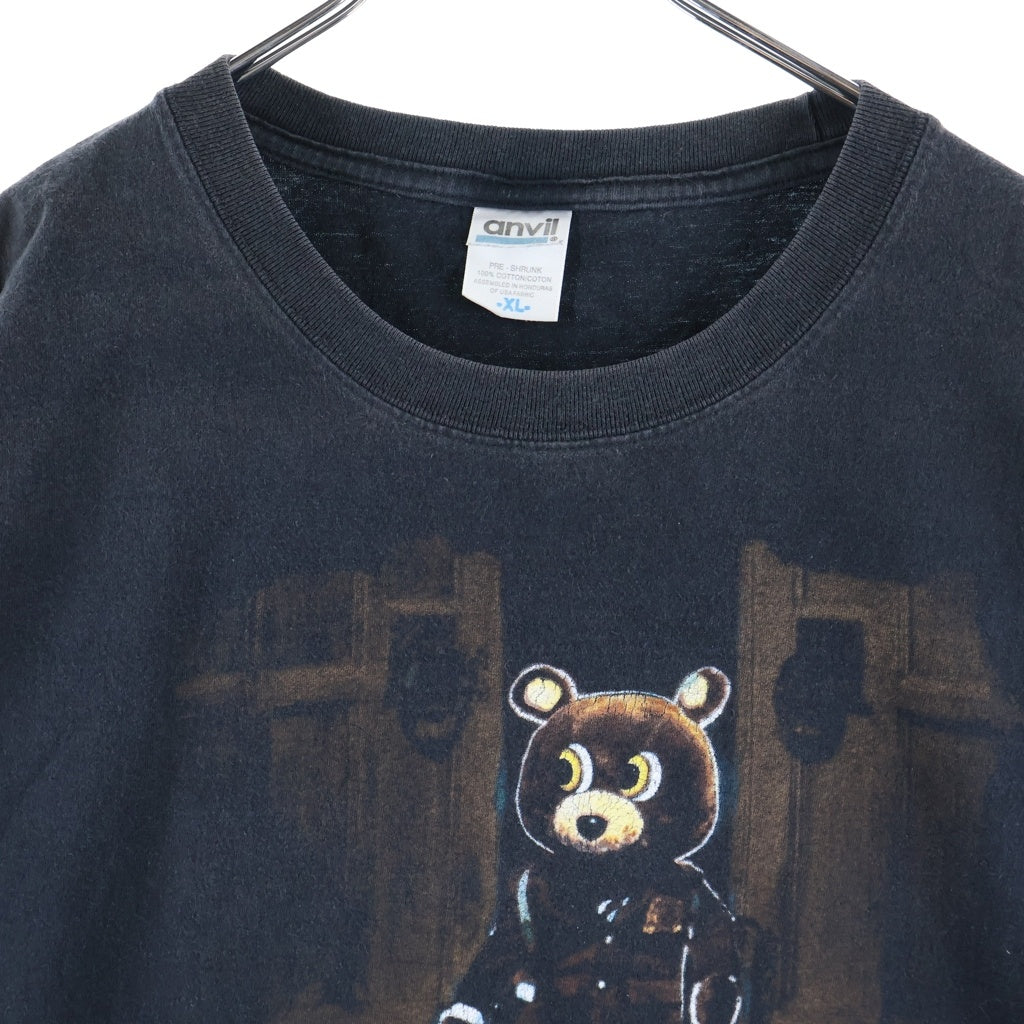 VINTAGE(ヴィンテージ) 2005 Kanye West Touch The Sky Tour カニエウエスト タランティーノ デスプルーフパロディ クルーネックTシャツ ブラック