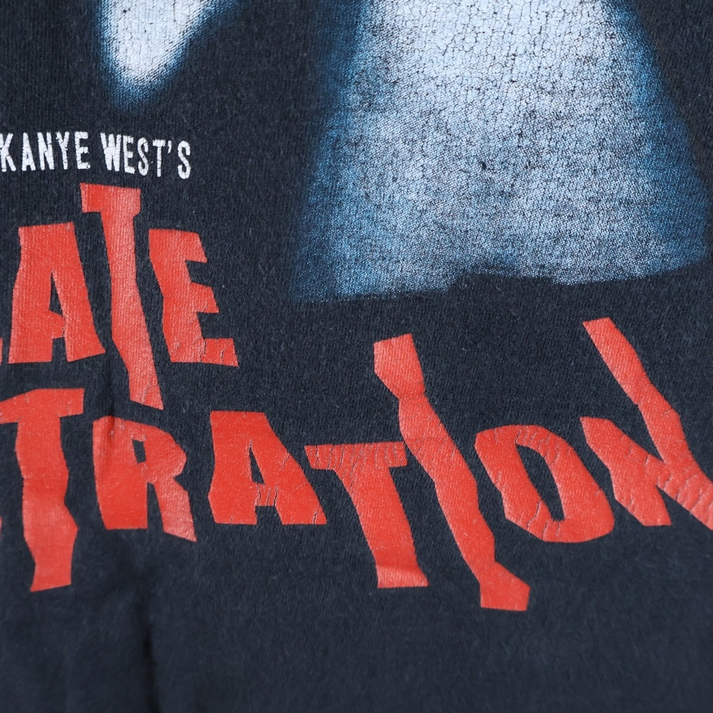 VINTAGE(ヴィンテージ) 2005 Kanye West Touch The Sky Tour カニエウエスト タランティーノ デスプルーフパロディ クルーネックTシャツ ブラック