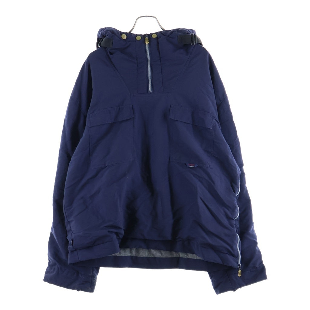 TOMMY JEANS(トミージーンズ) 90s SALVAGE ハイネック ナイロン アノラック ネイビー