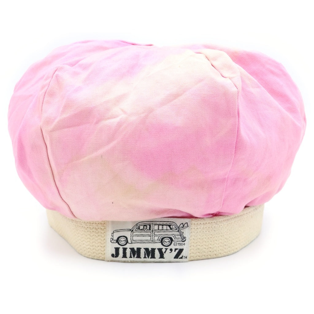 VINTAGE(ヴィンテージ) 80s-90s JIMMY'S USA製 ベロクロ ベレー帽 ピンク レディース